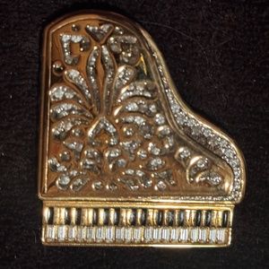 Swarovski piano pin/brooch